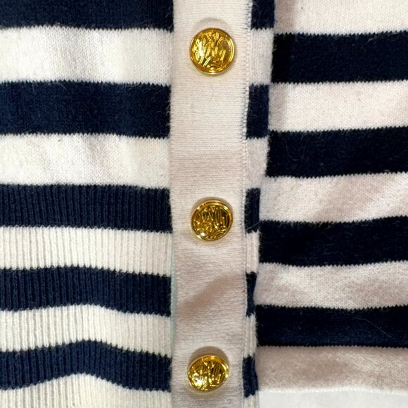 Lily Pulitzer Blue and White Stripe Sweater - Picture 5 of 7